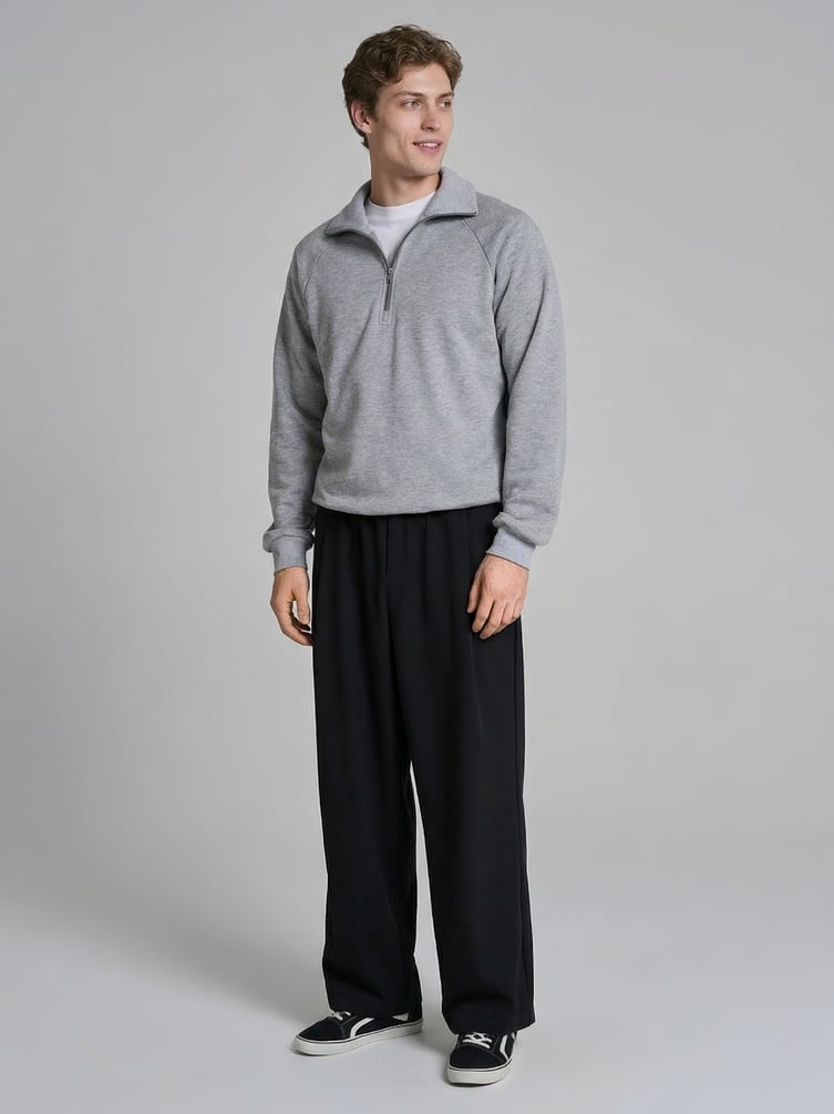 Толстовка Half zip с полузамком