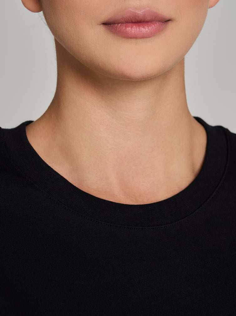 Лонгслив оверсайз с принтом кошки