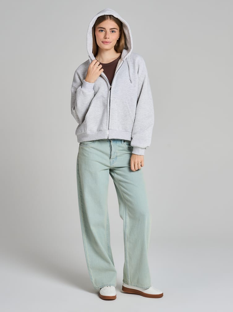 Толстовка утепленная с капюшоном и начесом