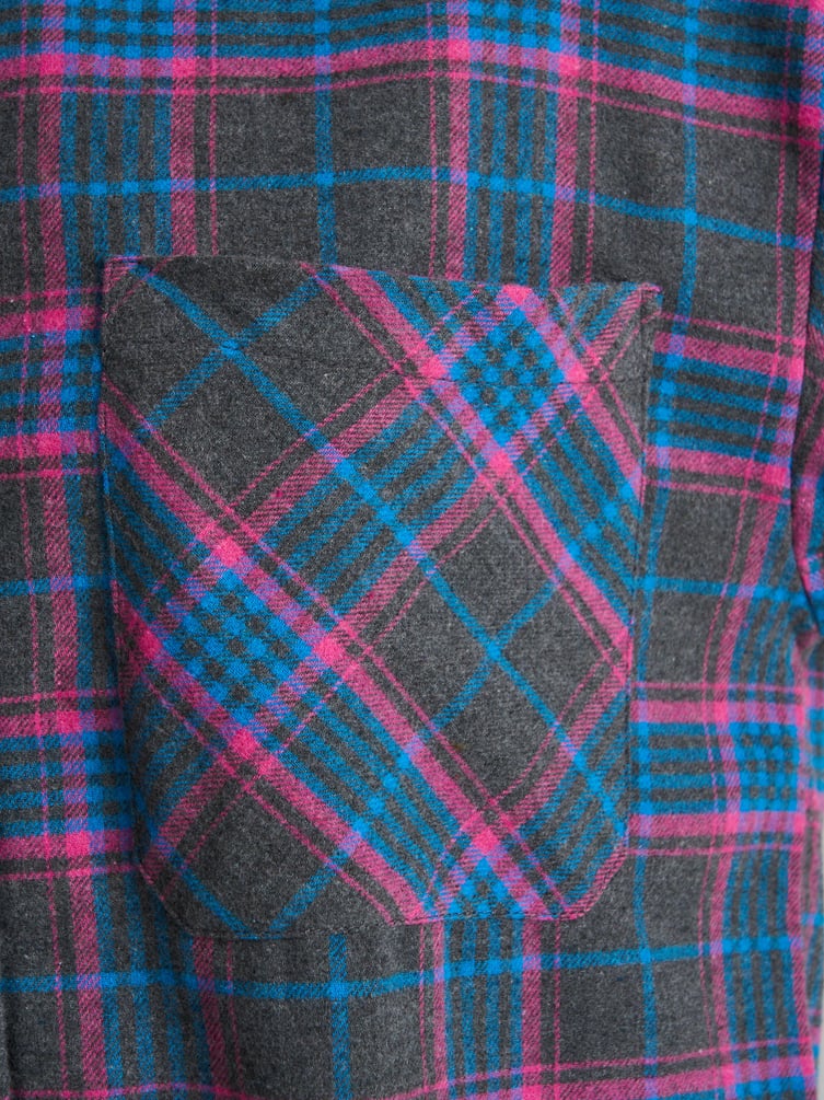 Байковая рубашка в клетку