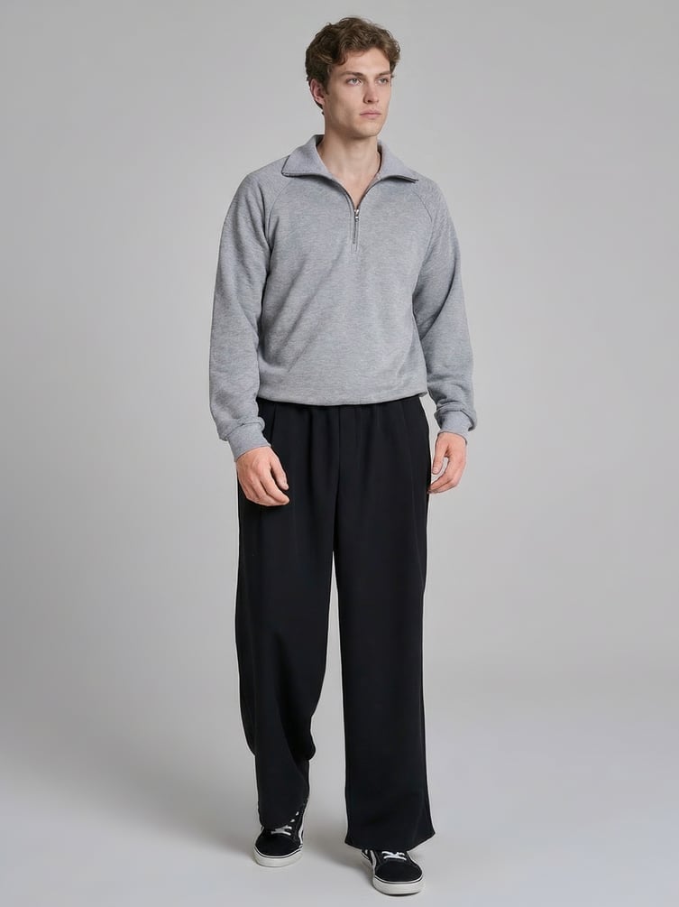 Толстовка Half zip с полузамком