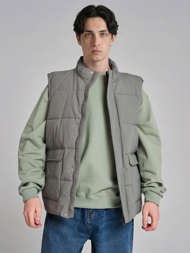 Жилетка стеганая на синтепоне