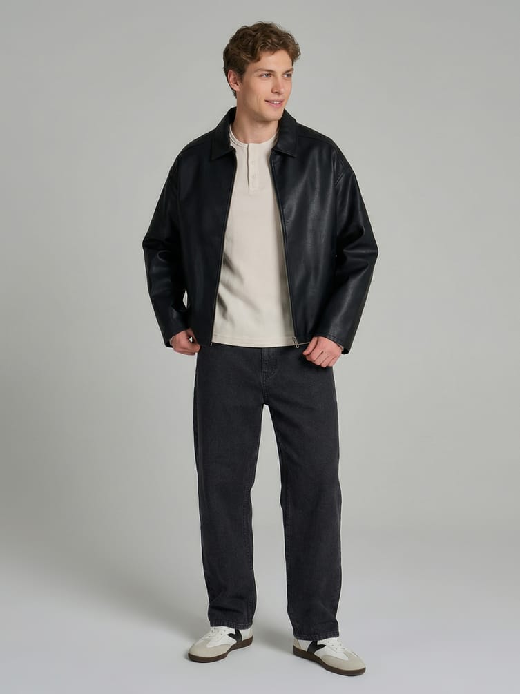 Лонгслив из хлопка с пуговицами