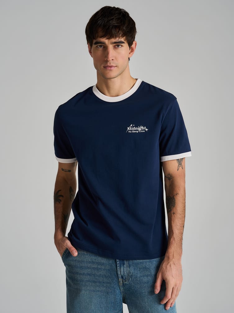 Футболка из хлопка с надписью