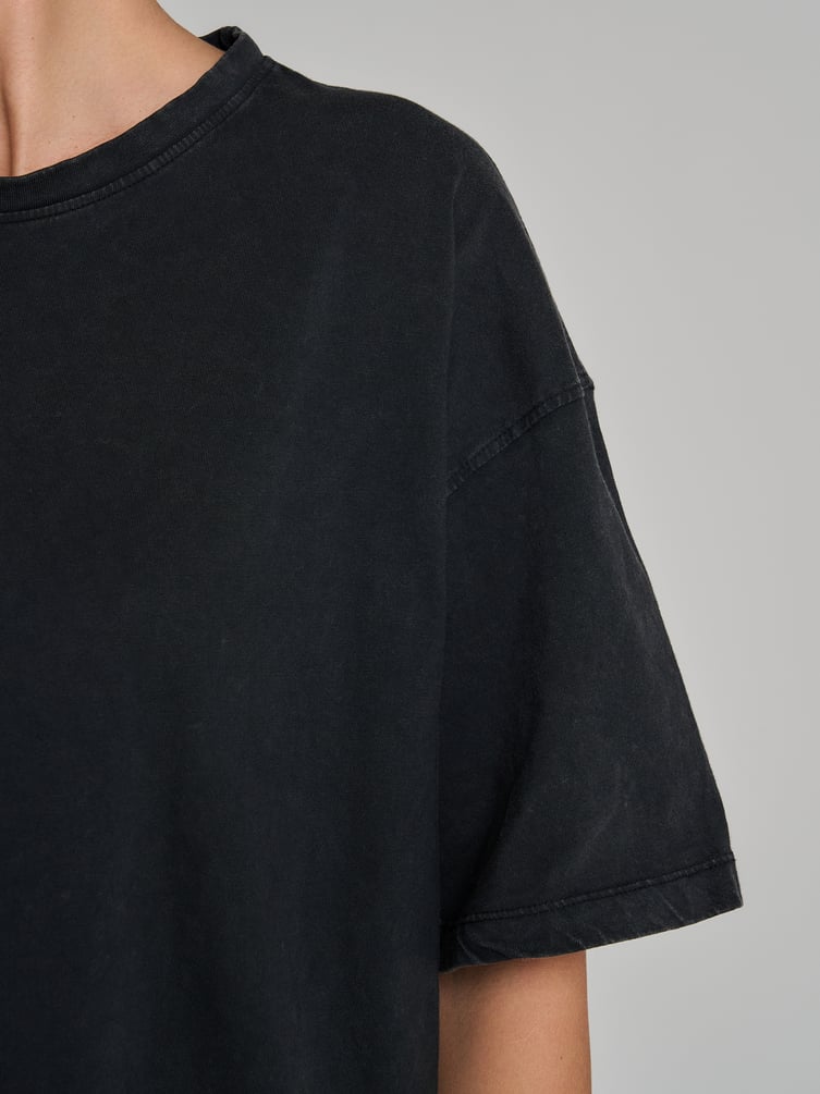 Футболка гранж с вареным эффектом