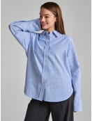 Рубашка оверсайз в полоску