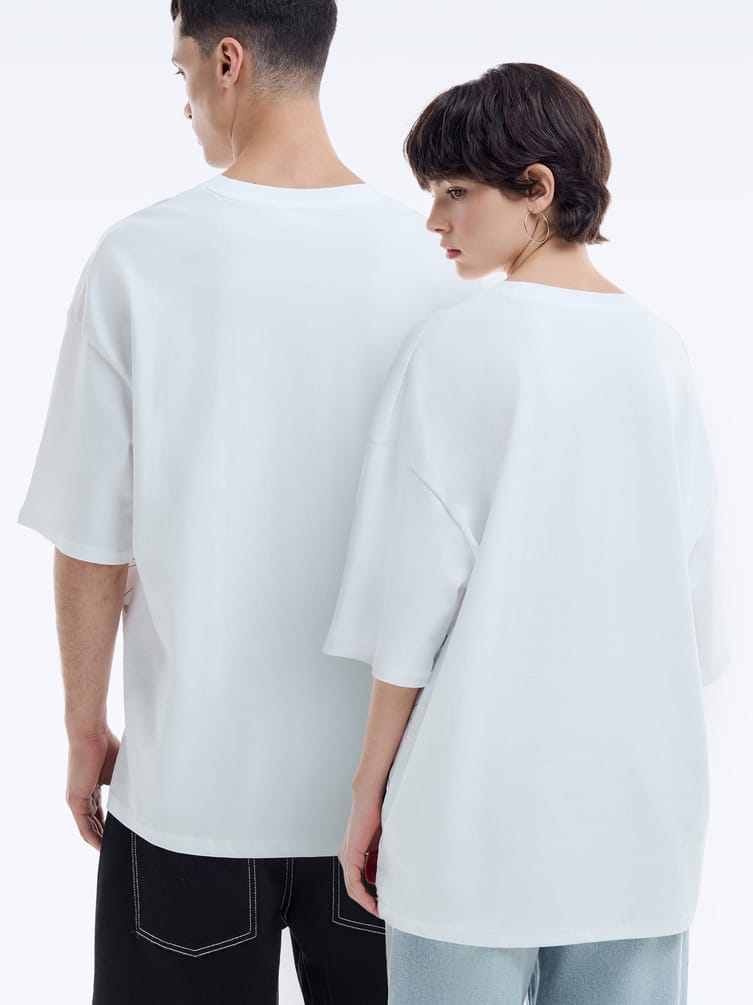 Футболка оверсайз с принтом Москва