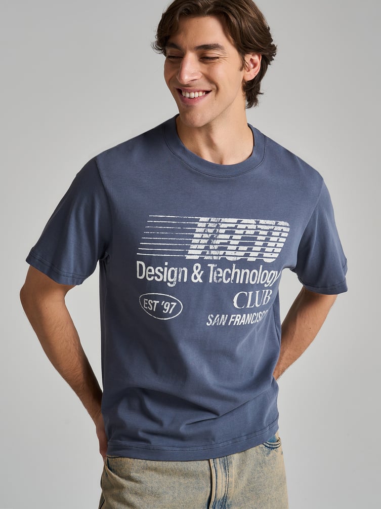 Футболка из хлопка с надписью