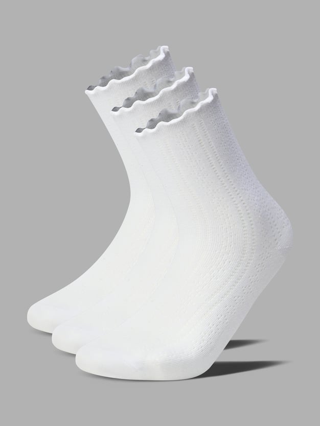 Носки - 3 пары с рюшами