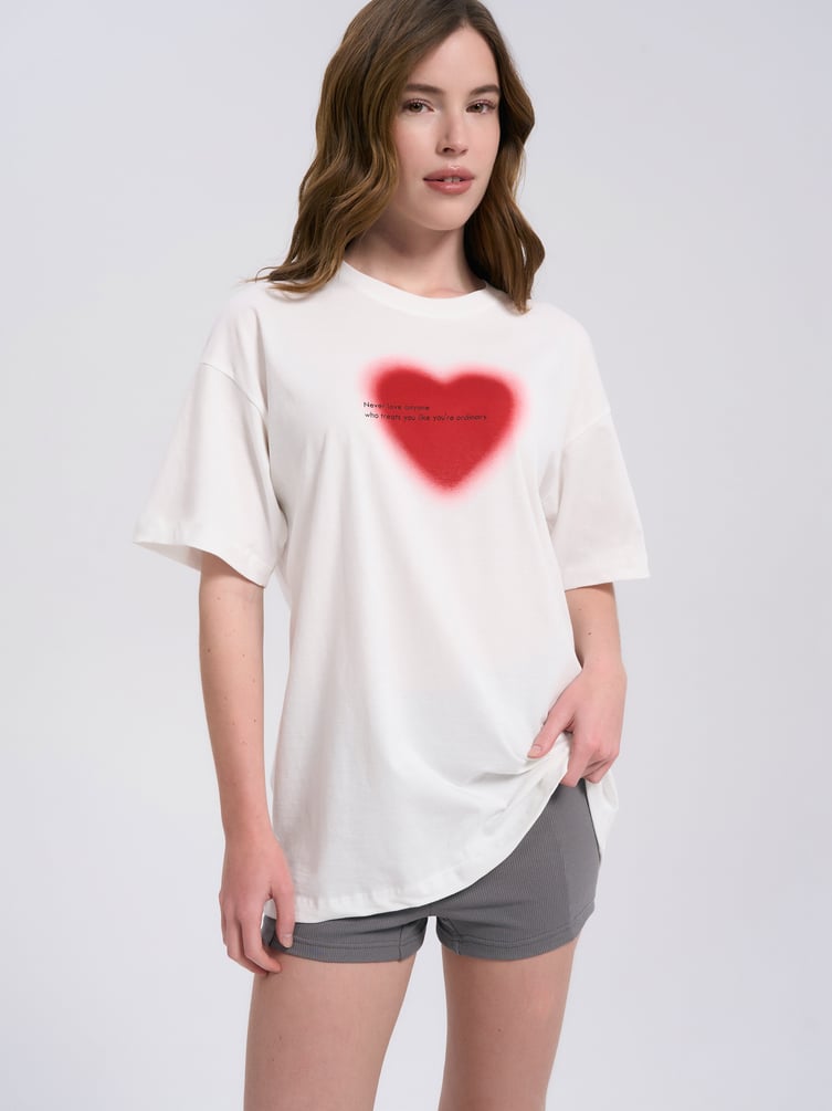 Хлопковая пижама с футболкой и шортами