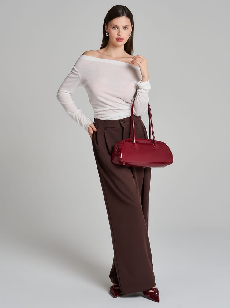 Брюки классические широкие