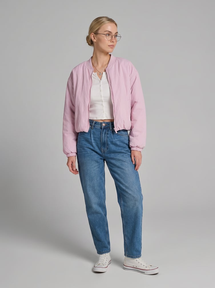 Джинсы Balloon с высокой талией