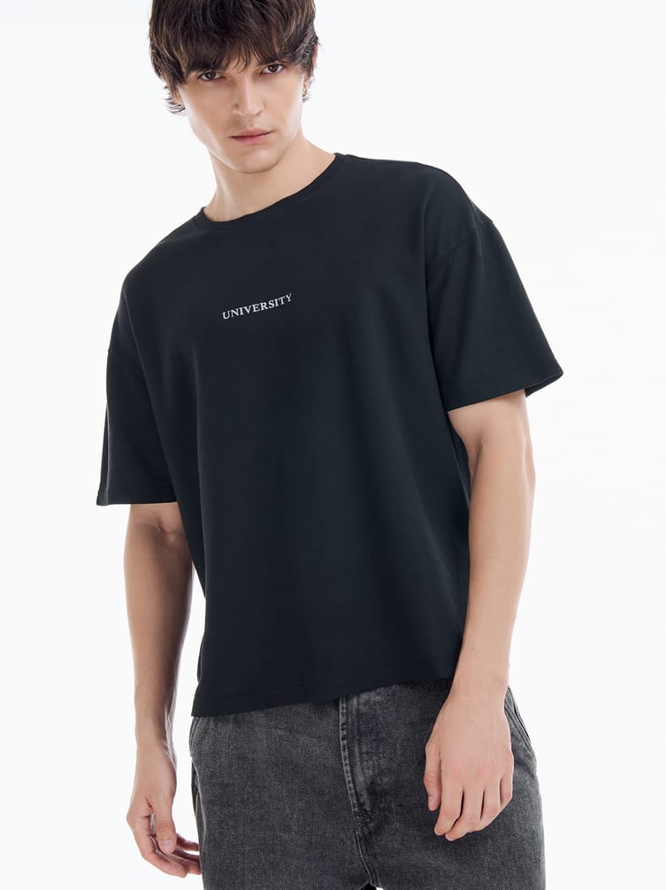 Футболка плотная с надписью