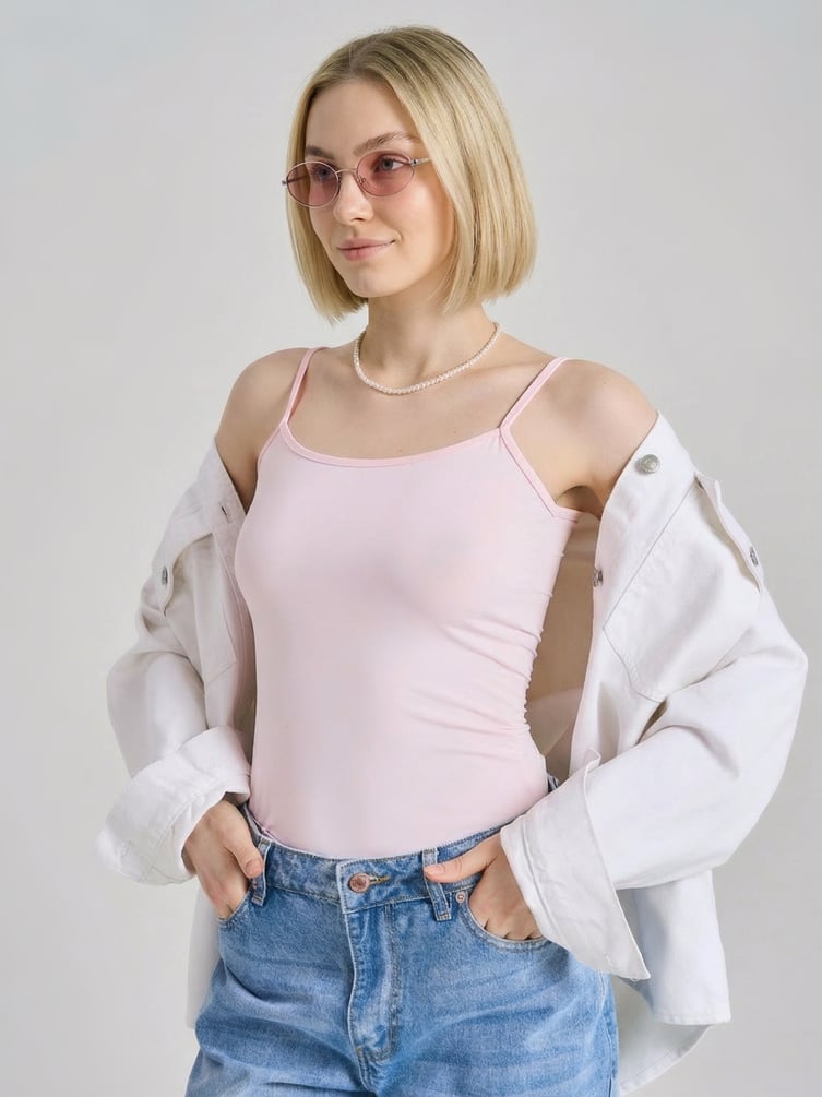 Топ на тонких бретелях