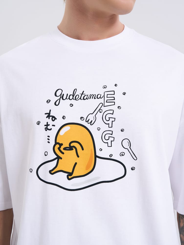 Хлопковая футболка с принтом Gudetama