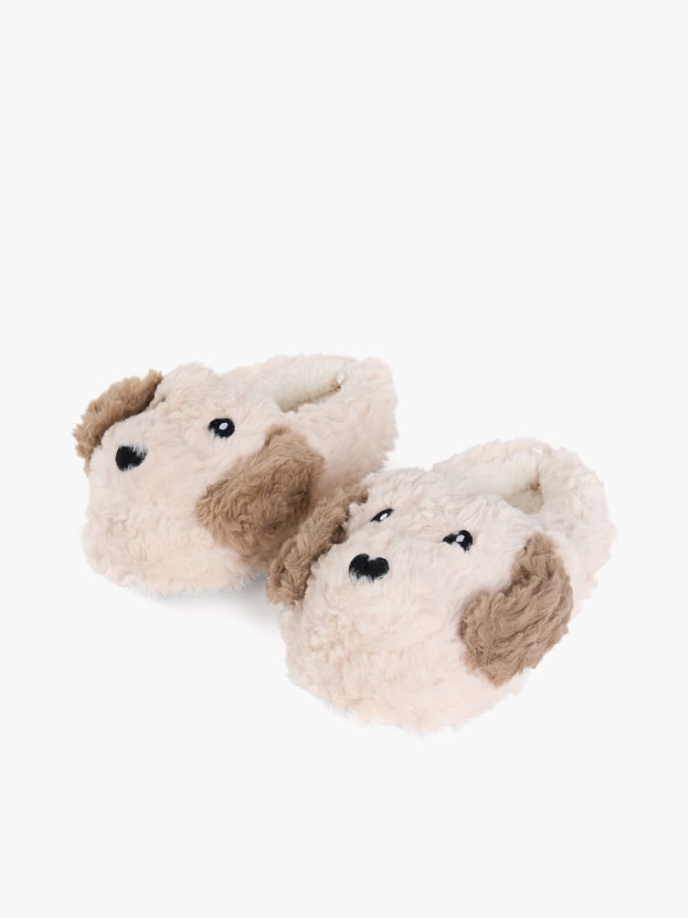 Плюшевые тапки игрушки в виде собачек