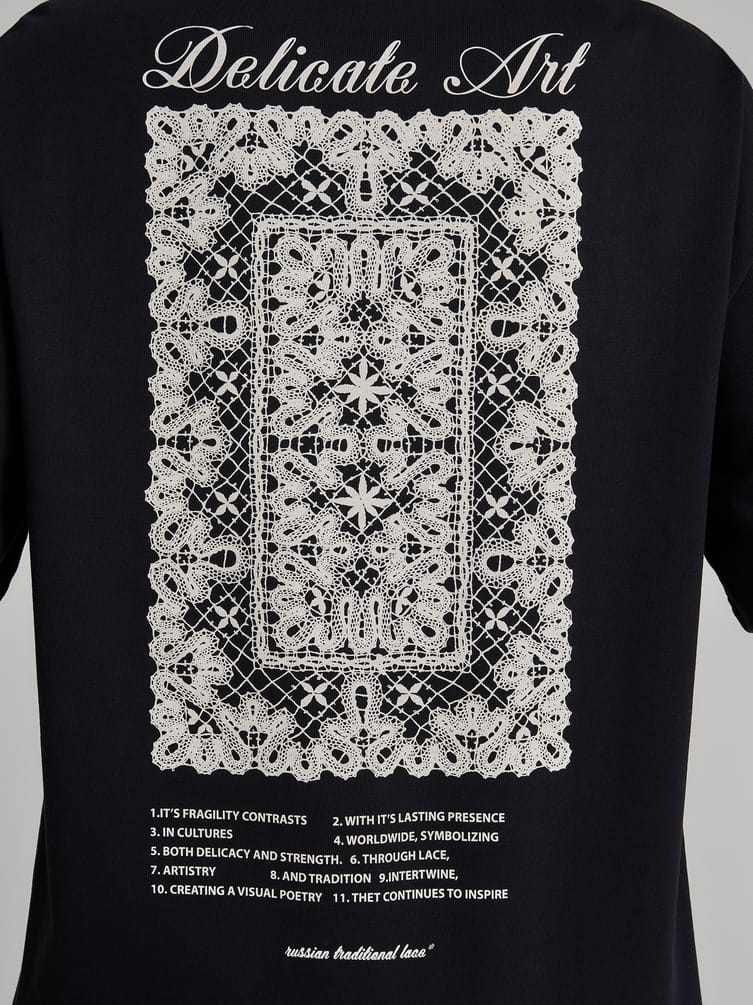 Футболка оверсайз с принтом Russian Vibes