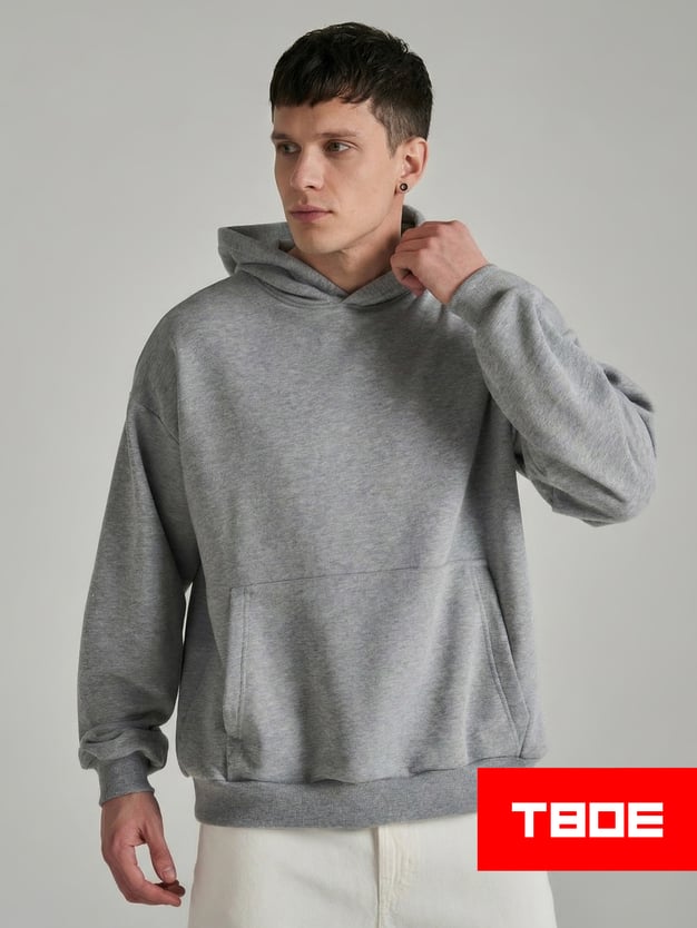 Худи свободного кроя без начеса