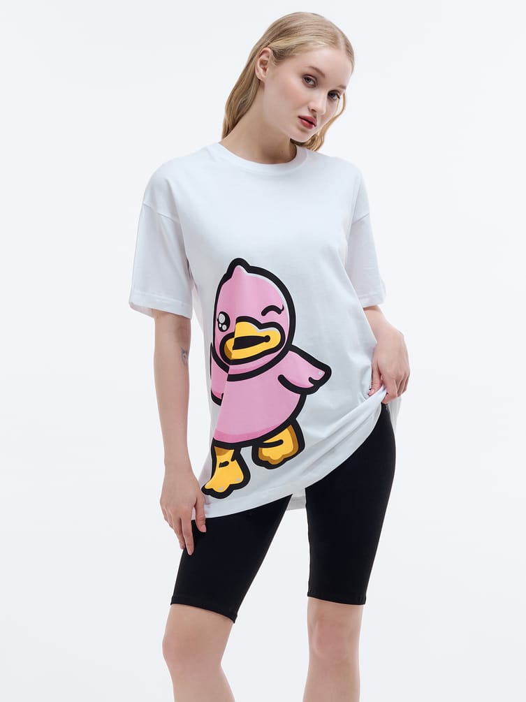 Пижама оверсайз с принтом B.Duck