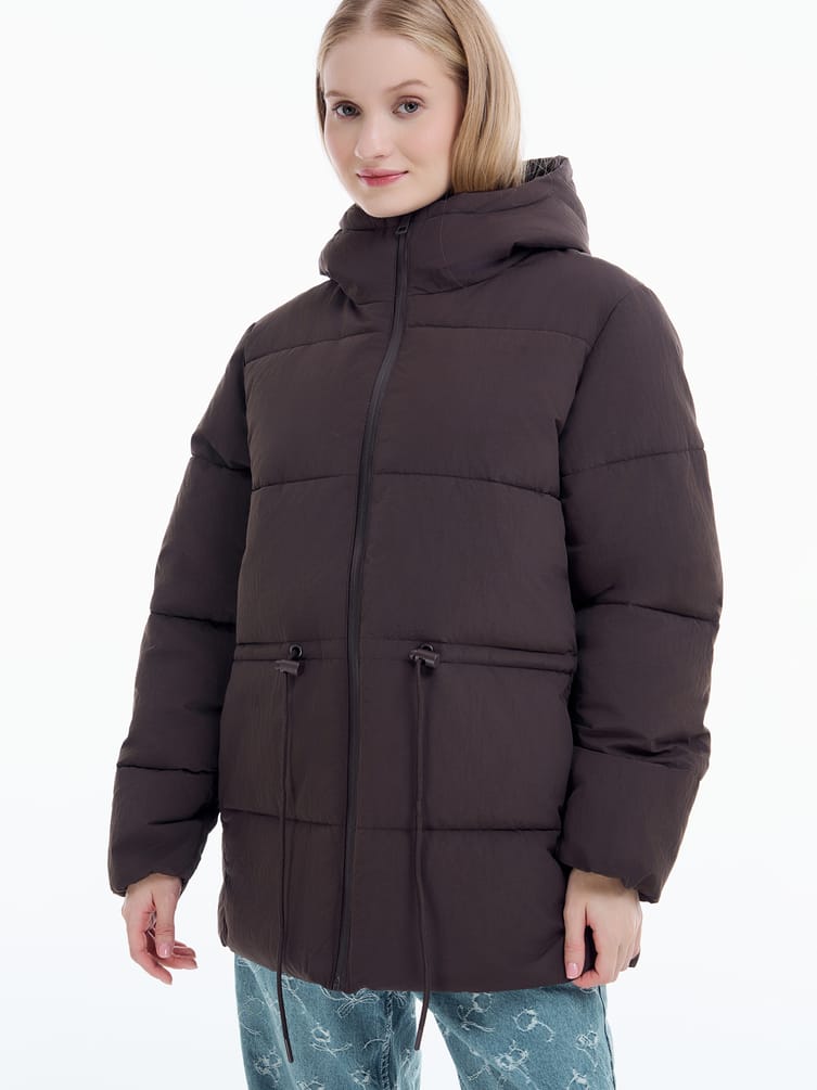 Куртка удлиненная стеганая женская