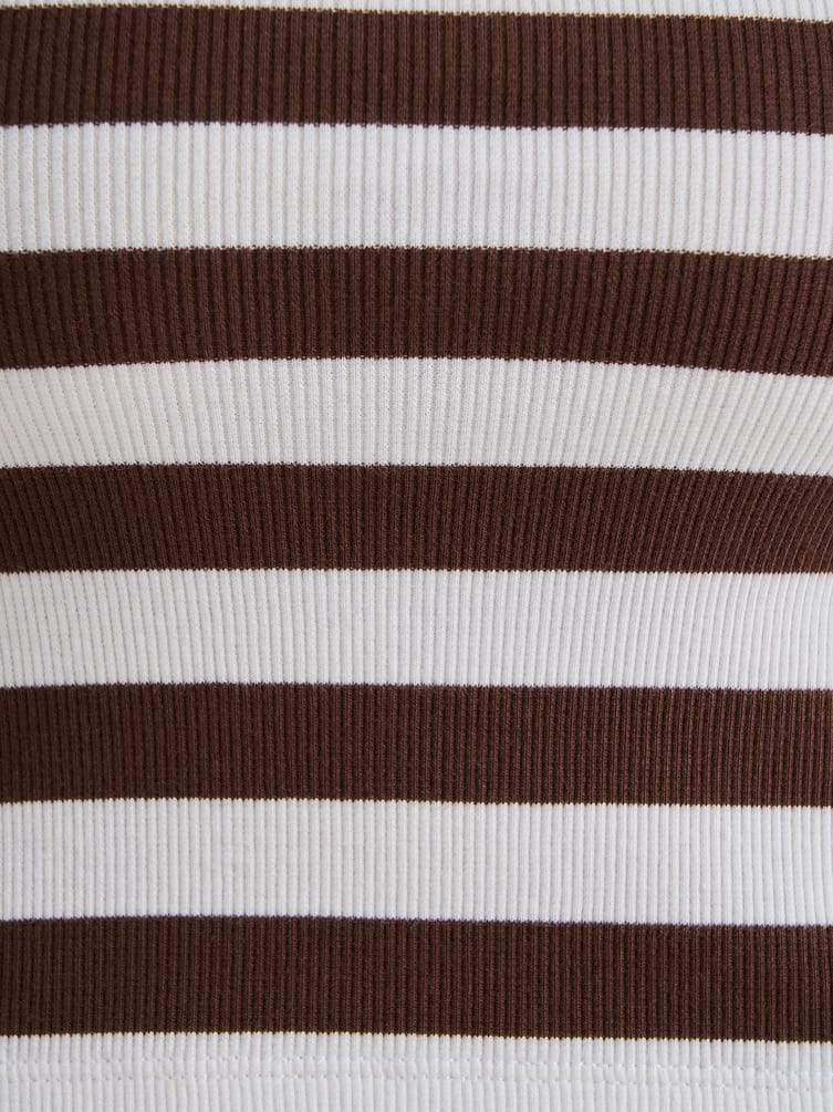 Футболка-поло в полоску