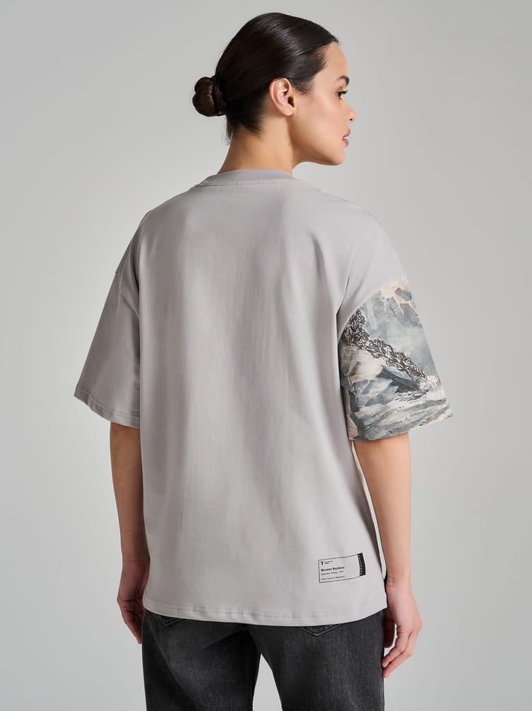 Футболка с принтом картин Третьяковской галереи