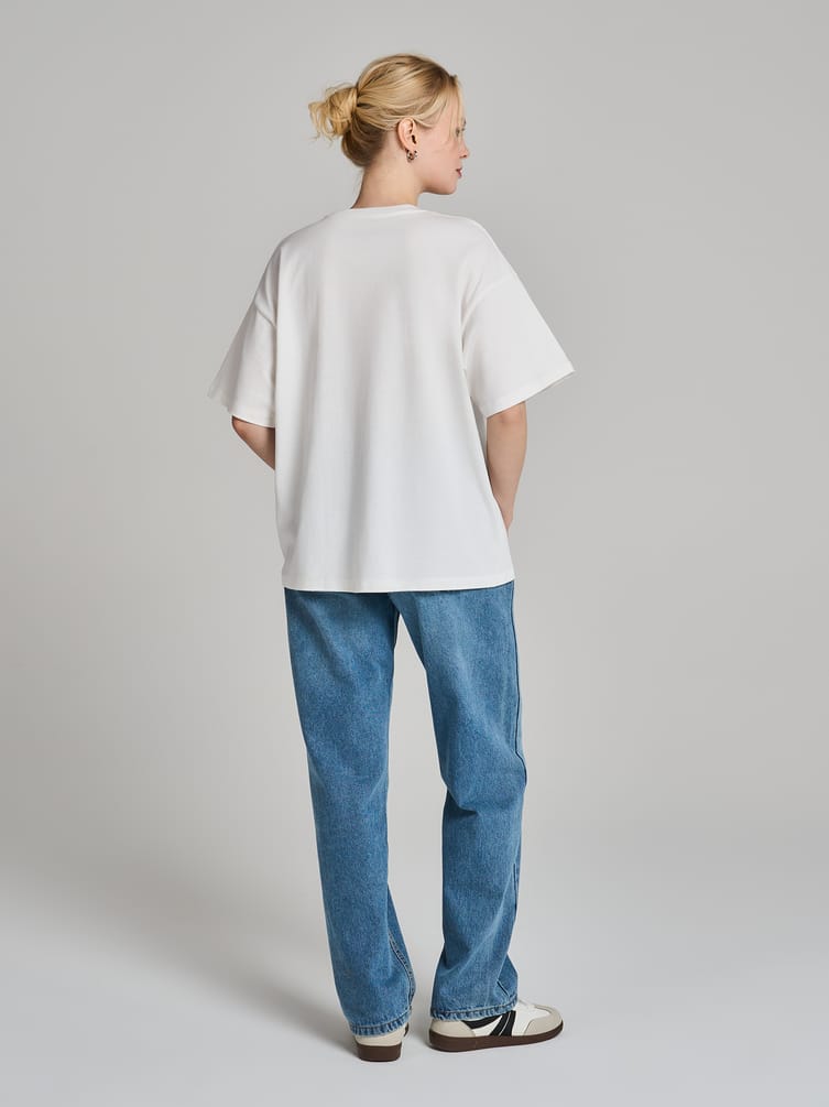 Футболка из хлопка с принтом кошки