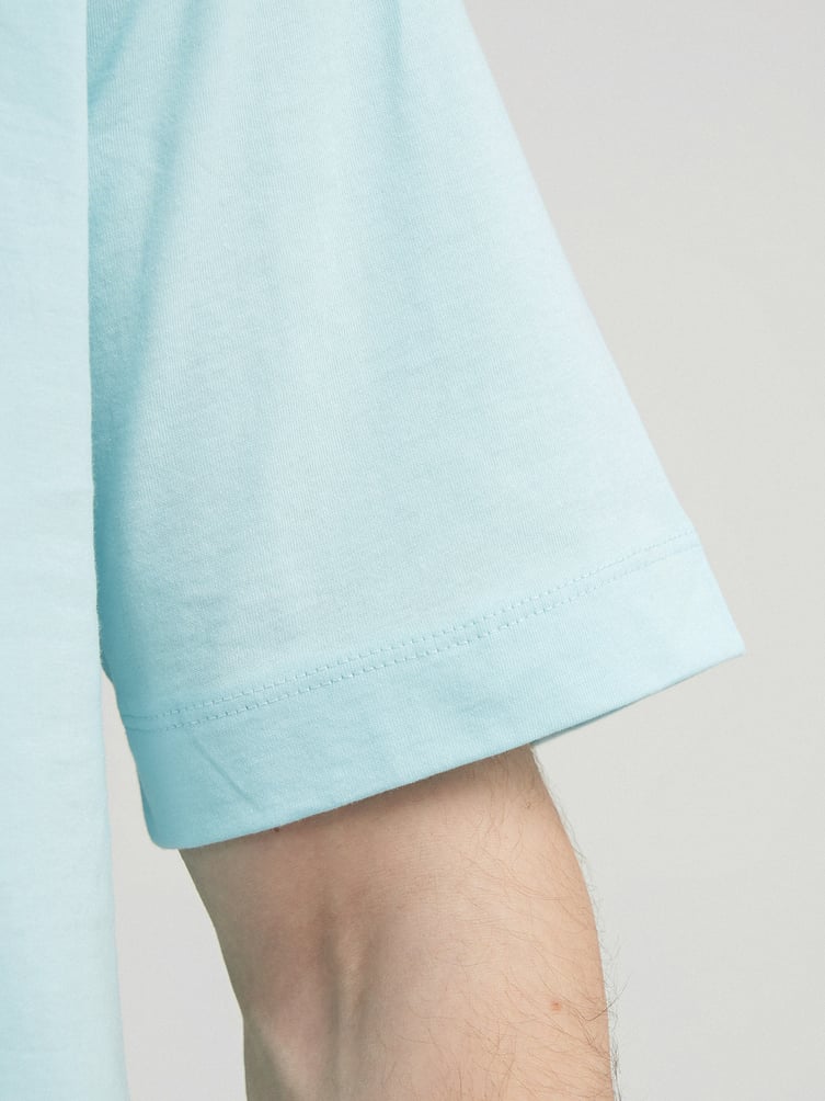 Хлопковая футболка с принтом на спине