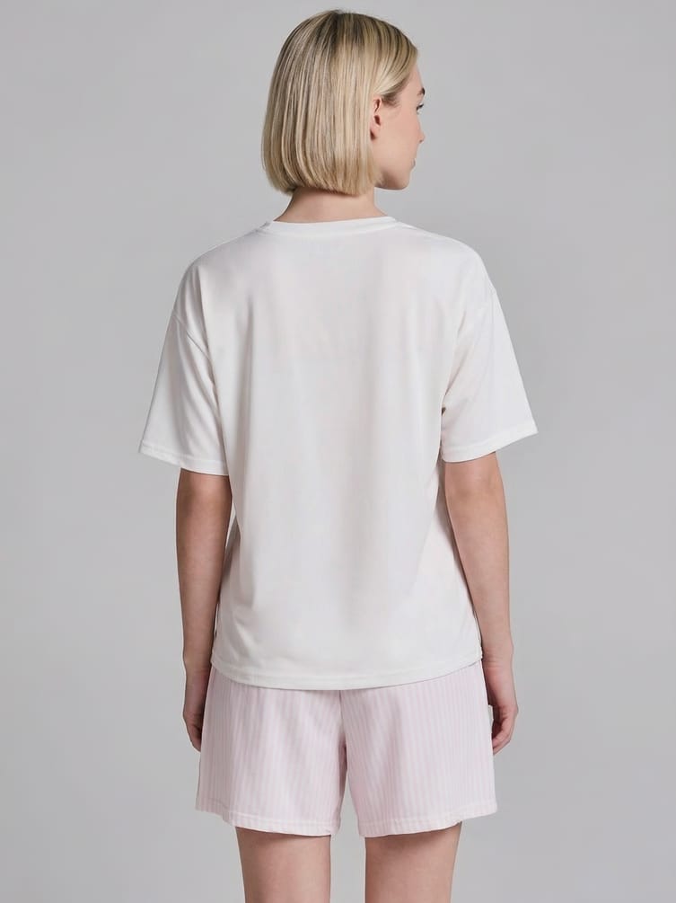 Пижама с принтом и шортами