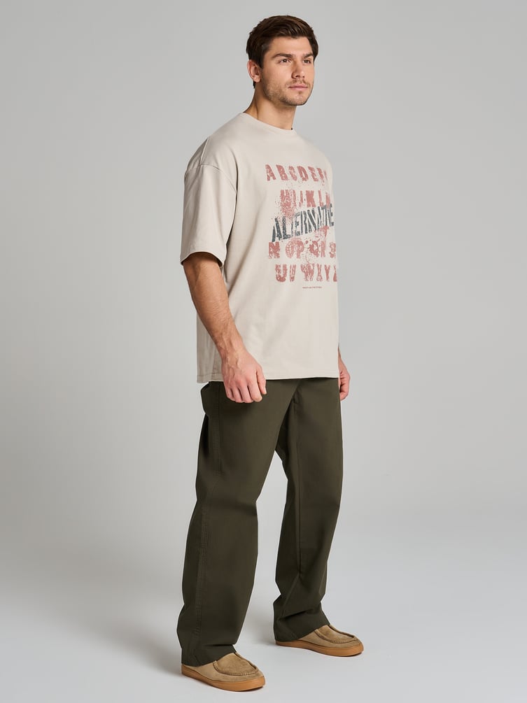 Футболка оверсайз с надписями