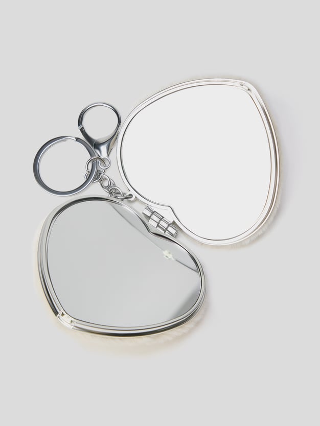 Зеркало плюшевое карманное