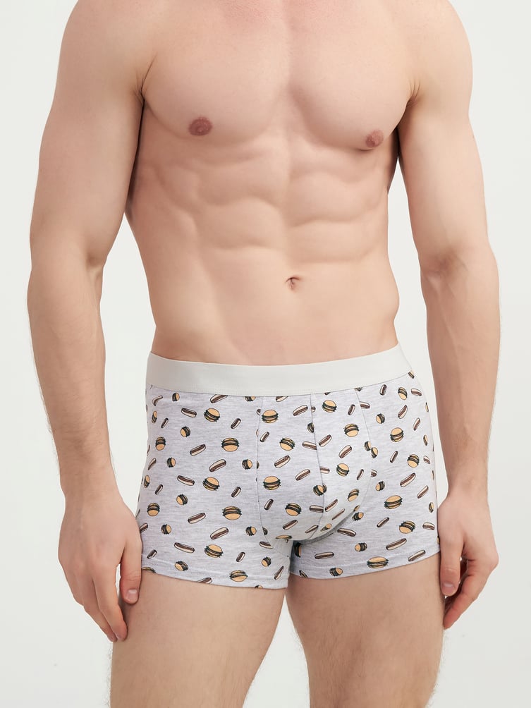 Комплект трусов с принтом - 2 шт.