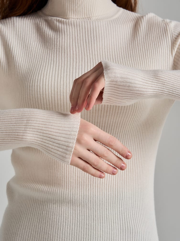 Водолазка лапша с высоким горлом