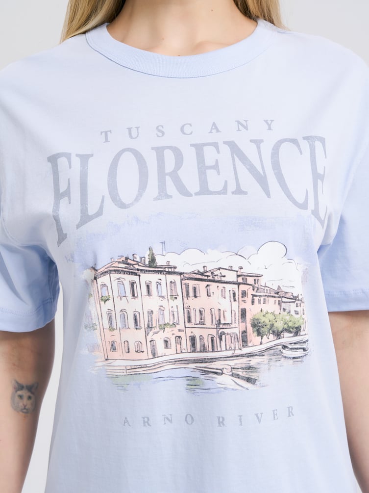 Футболка с принтом