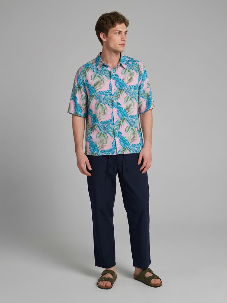 Рубашка пляжная с принтом