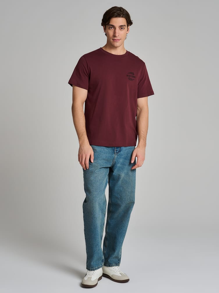 Футболка из хлопка с надписью