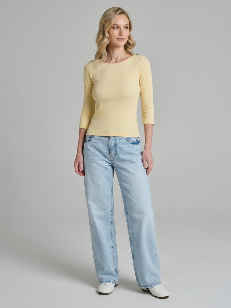 Лонгслив приталенный