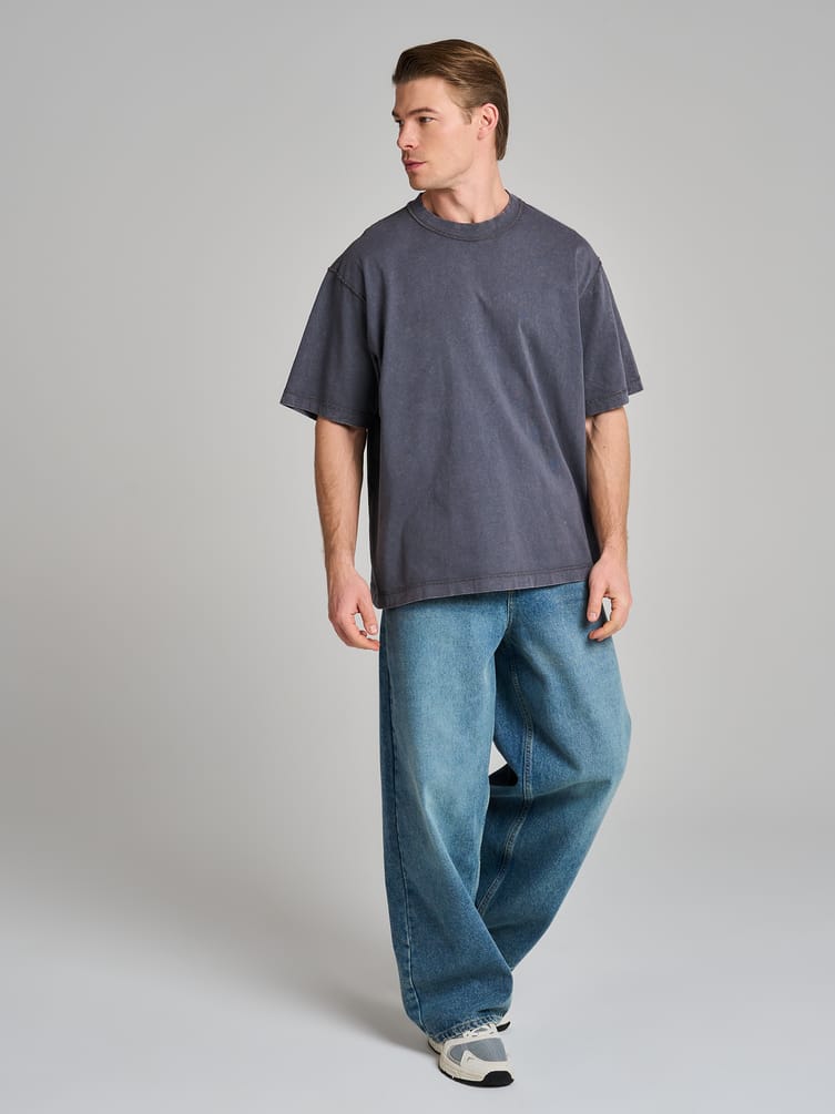 Футболка с вареным эффектом