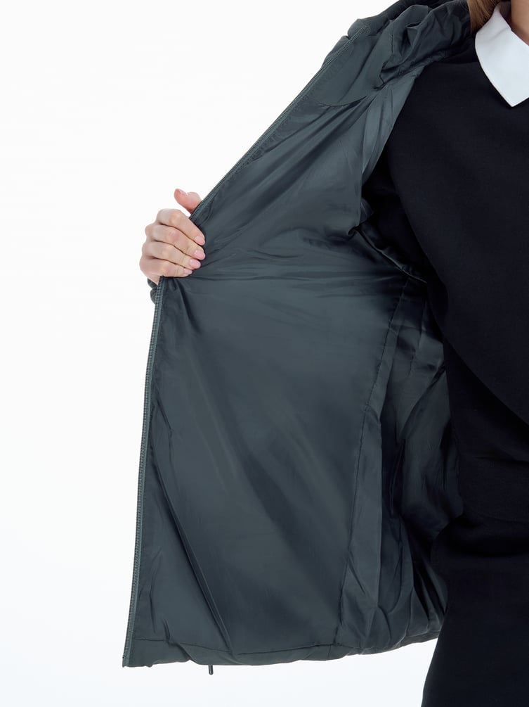 Куртка удлиненная стеганая женская