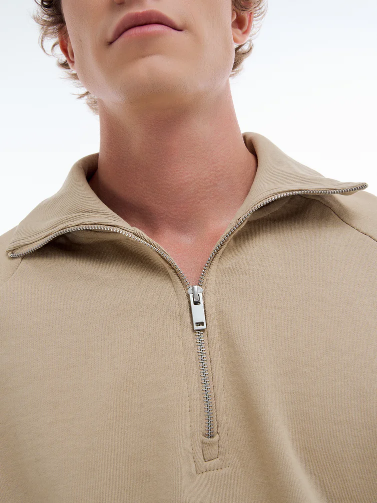 Толстовка Half zip с полузамком
