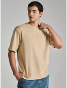 Футболка плотная однотонная