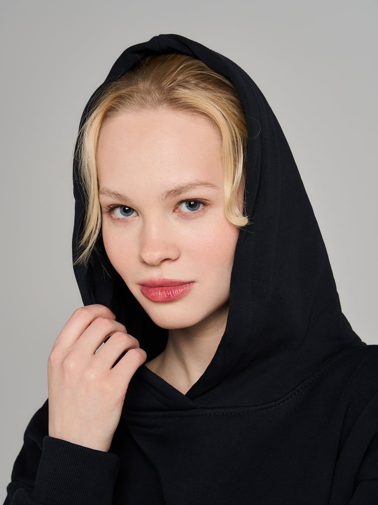 Утепленное худи с начёсом