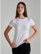 Футболка приталенная из вискозы