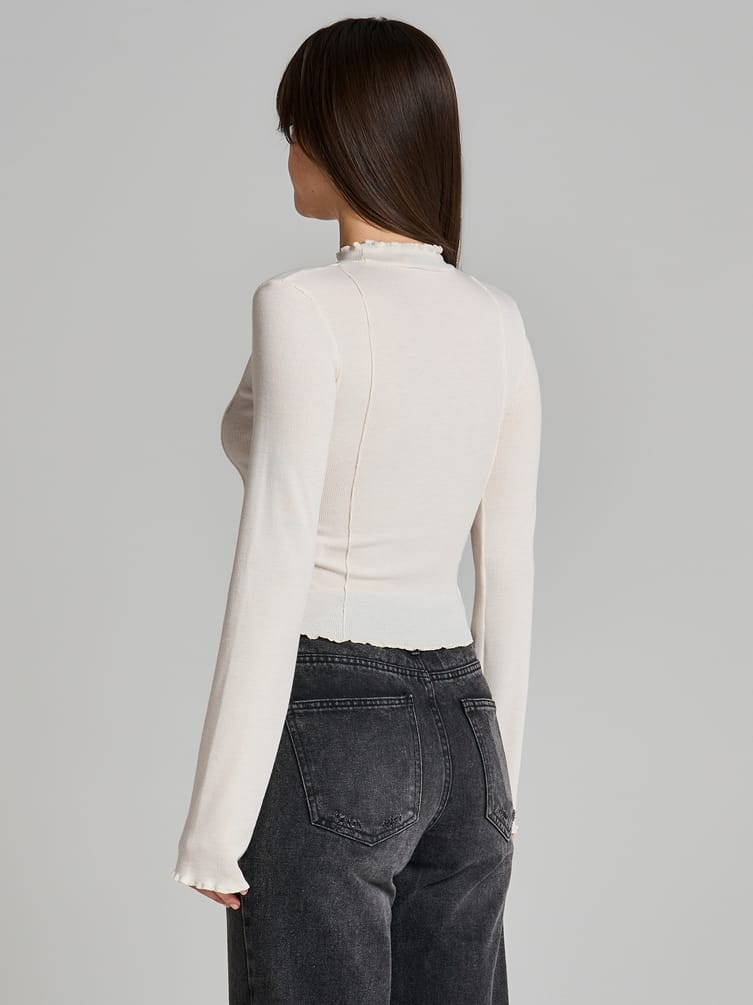 Водолазка лапша с высоким горлом