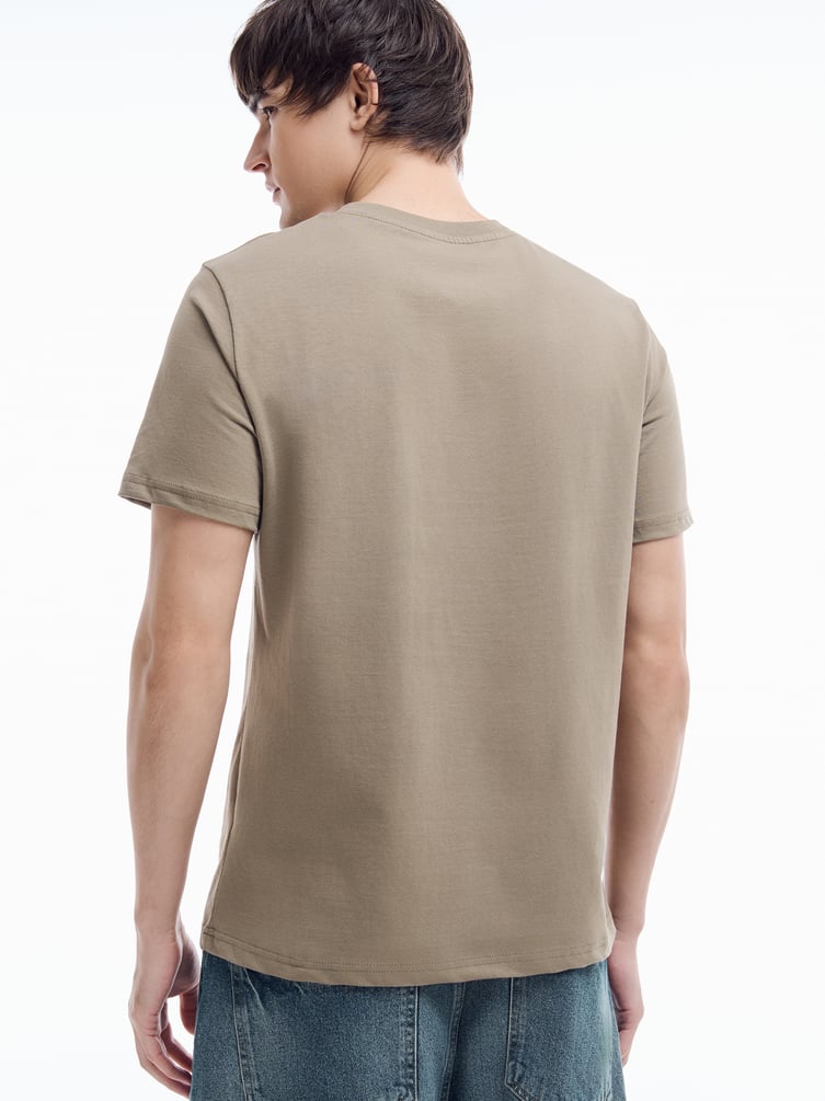 Футболка из хлопка с принтом орла