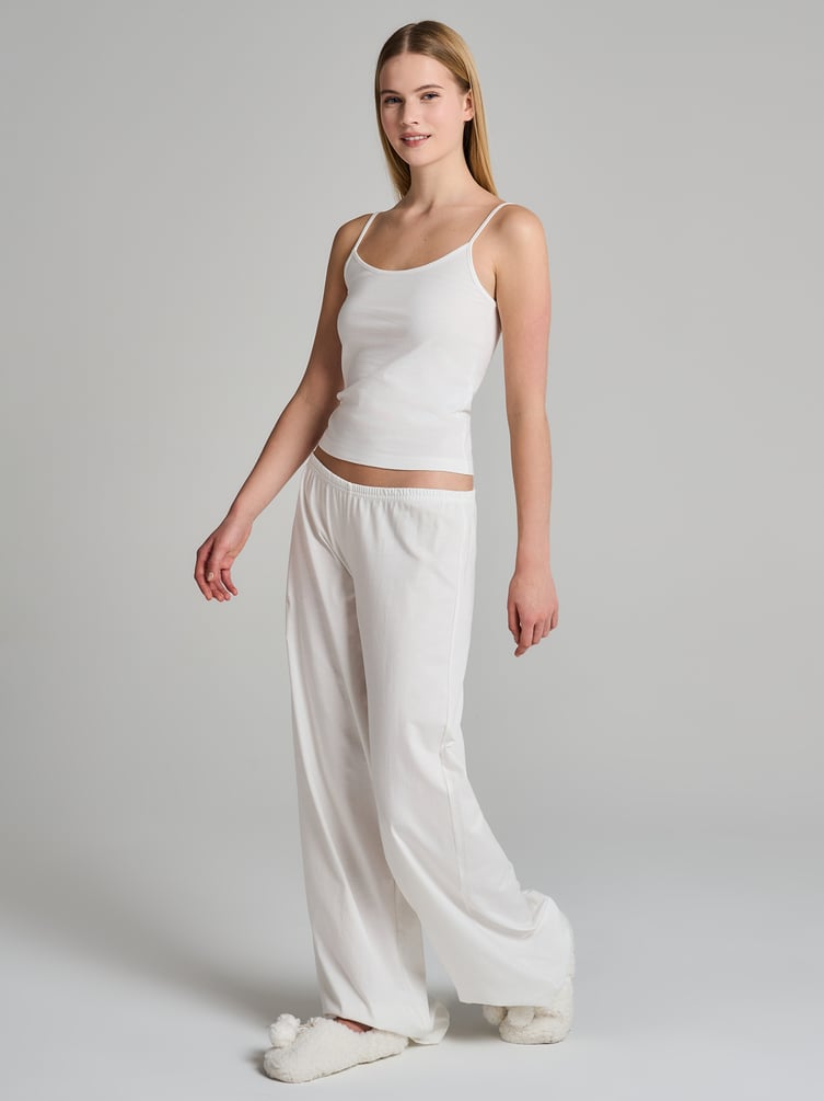 Пижама из хлопка с майкой и брюками