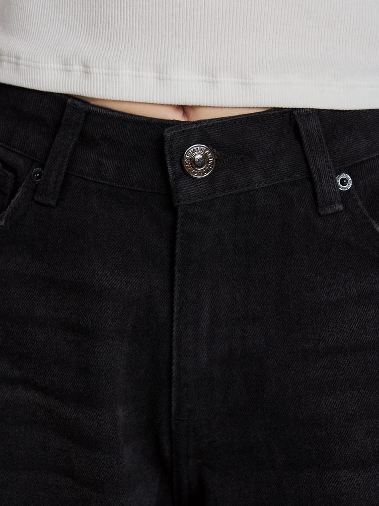 Джинсы Balloon зауженные с вареным эффектом