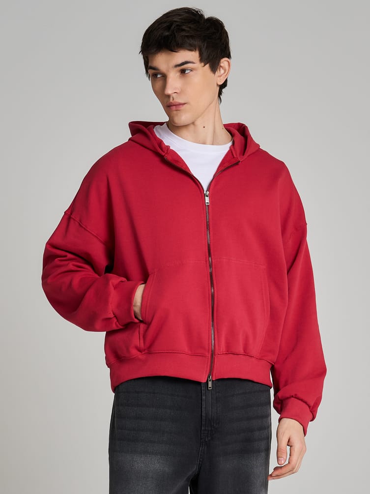 Зип худи толстовка оверсайз