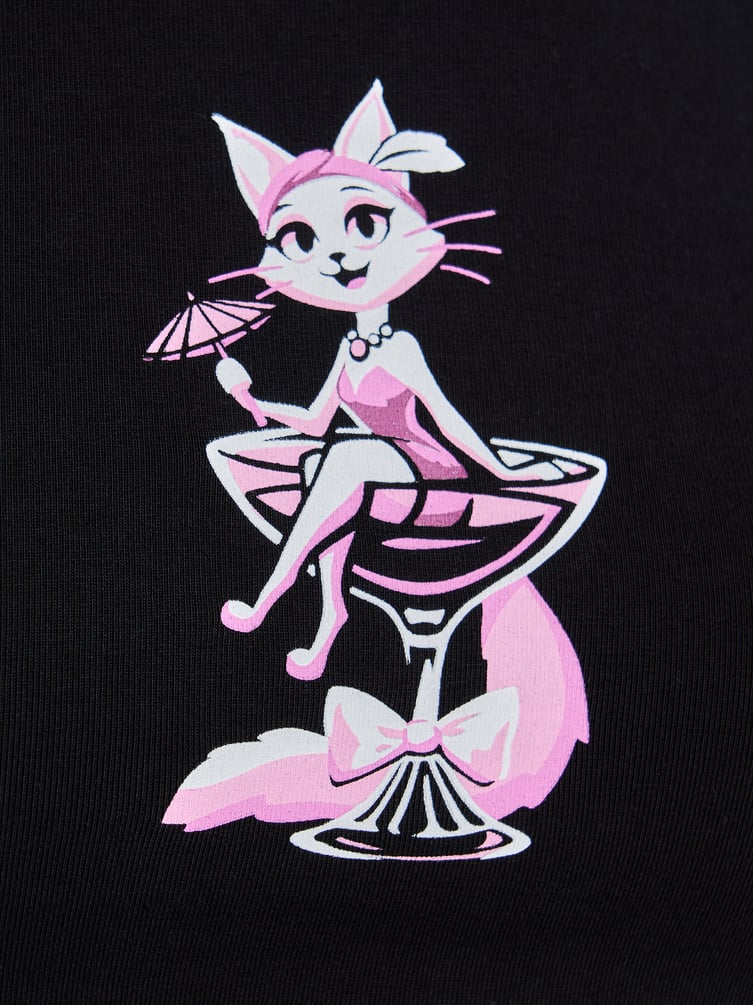 Футболка хлопковая с принтом