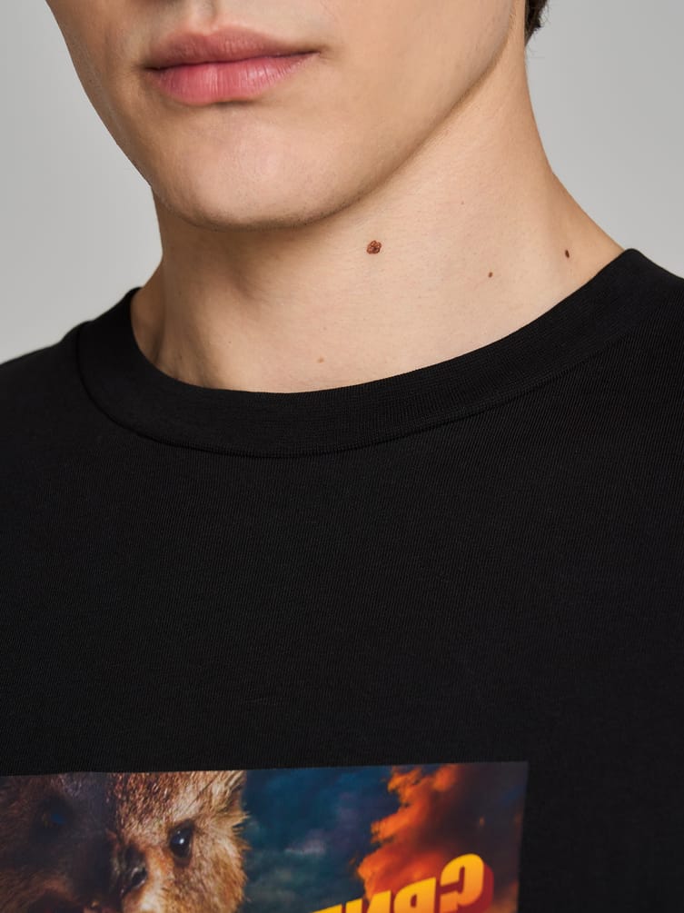 Футболка со смешным принтом